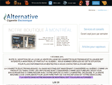 Tablet Screenshot of alternative-cigarette-electronique.com